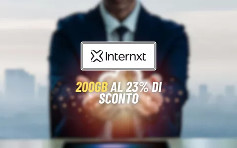 Internxt: 200GB di cloud per un anno in maxi sconto