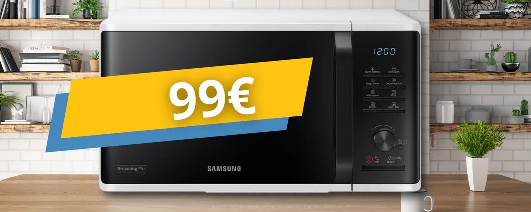 OCCASIONE UNICA: Microonde Samsung con doppia funzione a 99€!