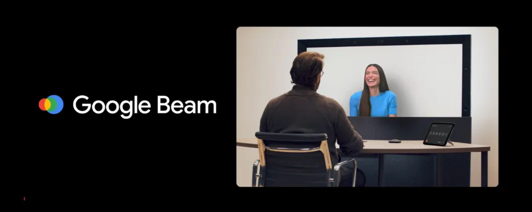 Google presenta Beam: la nuova piattaforma 3D per videochiamate con traduzione istantanea