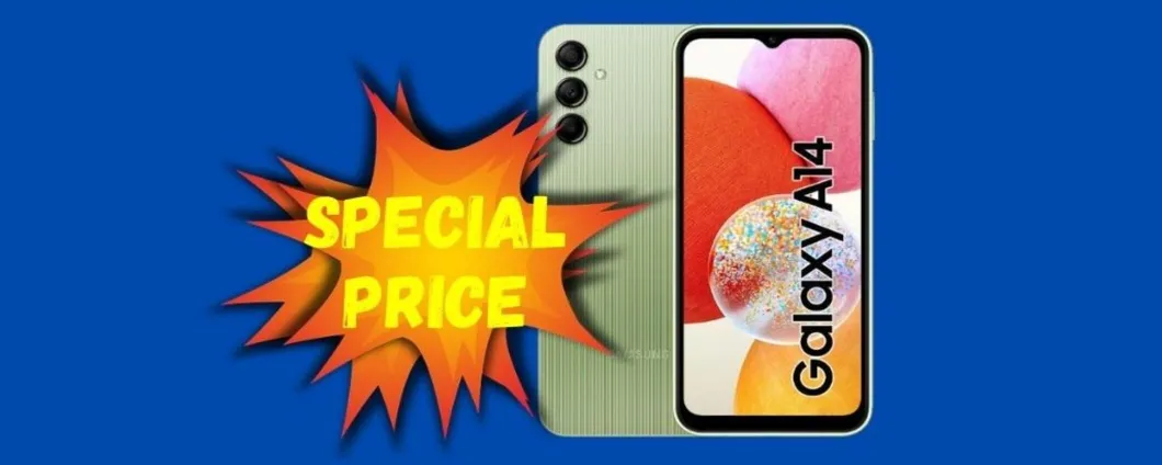 OGGI su Amazon Samsung Galaxy A14 A SOLI 150 euro!