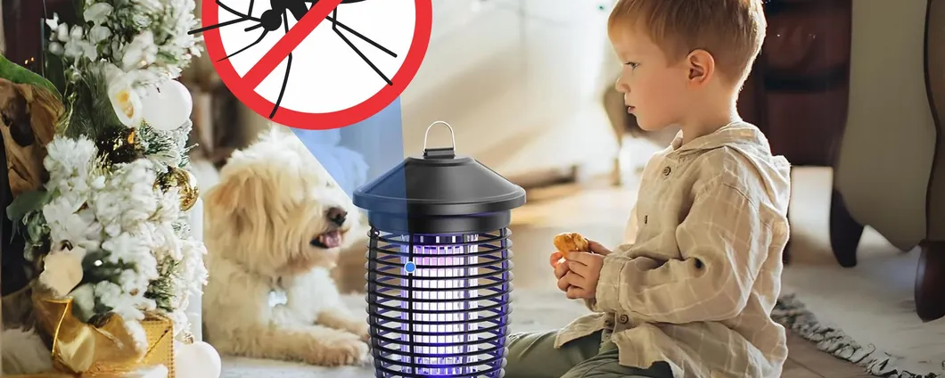 POTENTISSIMA Lampada Anti Zanzare per proteggere i tuoi bimbi e te stesso!