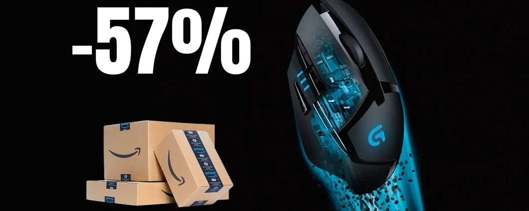 Prestazioni top in multiplayer con questo Mouse Logitech (-57%)