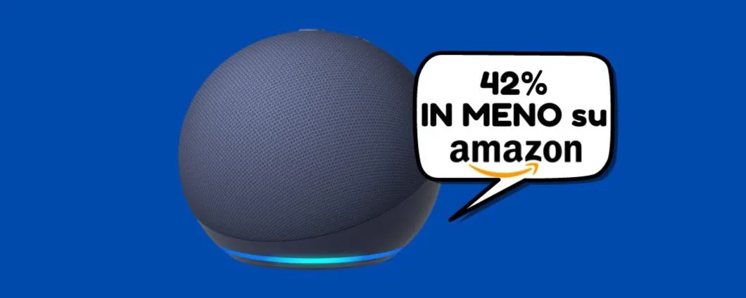 OFFERTA SPECIALE per la tua Casa Smart: Echo Dot di 5° generazione SCONTATO del 42%