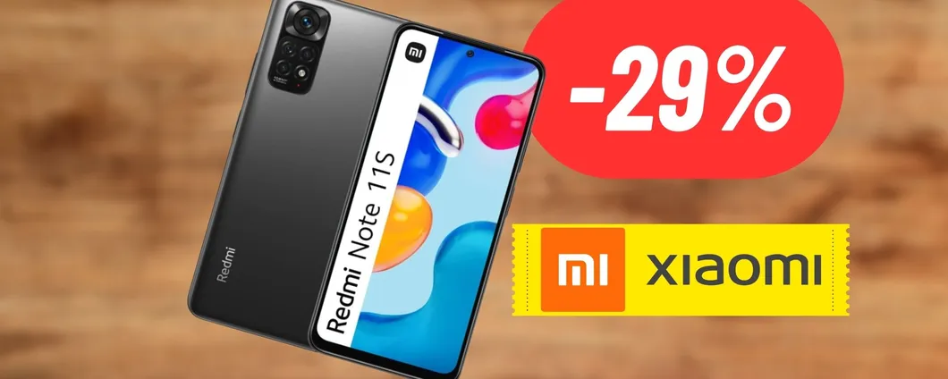 Xiaomi Redmi Note 11S a PREZZO OUTLET: Amazon impazzisce