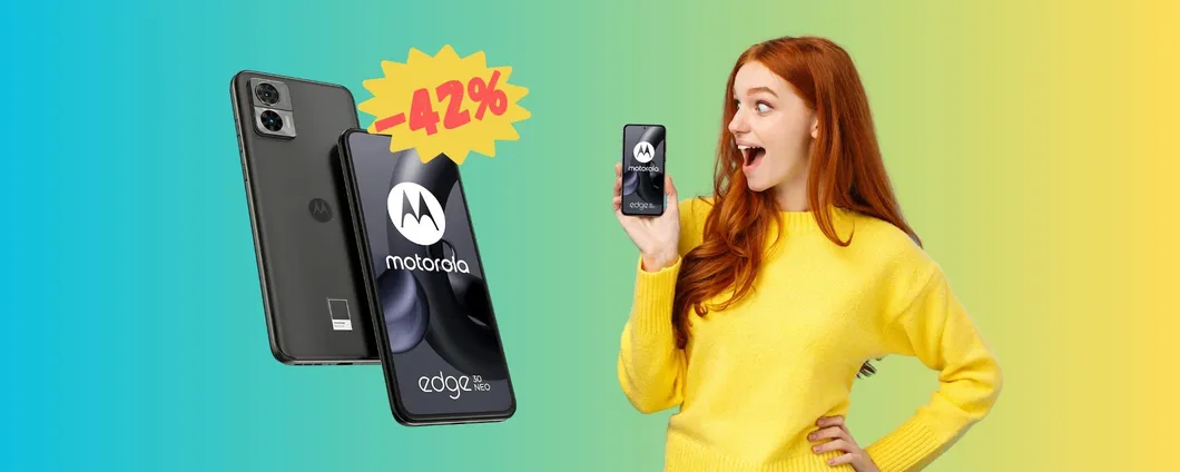 Motorola moto edge 30 Neo a 249€ è un PREZZACCIO (-42%)