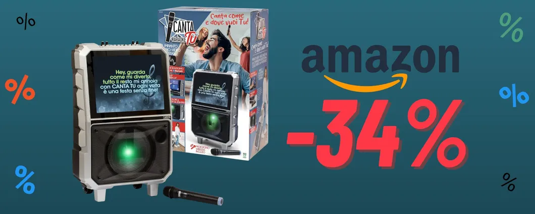 Canta Tu Karaoke in OFFERTISSIMA su Amazon con 100€ di sconto!