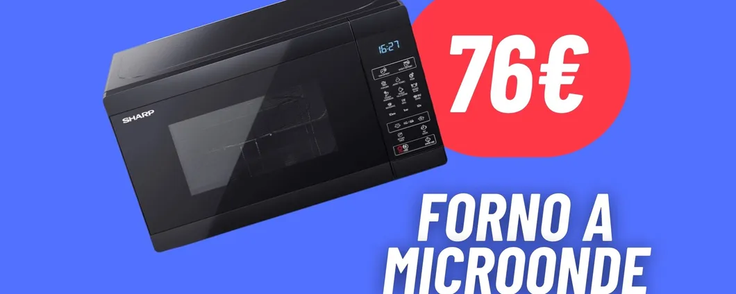 Scongela e cuoci con il forno a microonde Sharp IN MAXI SCONTO (-36%)