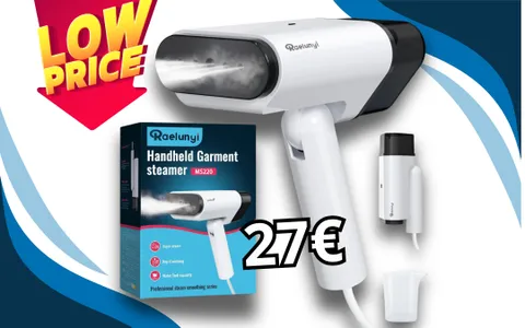Ferro da Stiro Verticale PIEGHEVOLE E PORTATILE: perfetto per i tuoi viaggi a soli 27€!