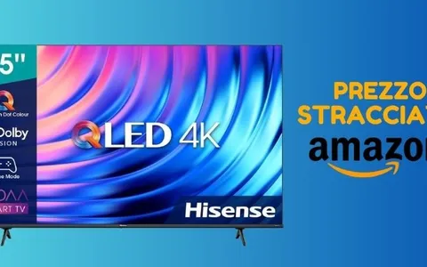 Oggi la tv Hisense da 55 pollici ti costa 220 euro IN MENO su Amazon!