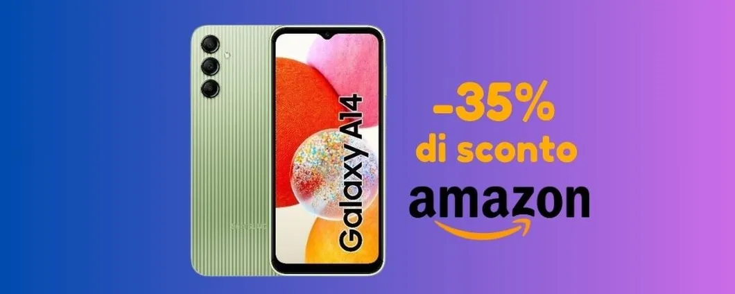 Samsung Galaxy A14 solo su Amazon lo paghi MENO di 150 euro!