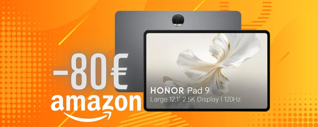 HONOR Pad 9 (8+256GB) con display da 12,1 pollici a 120Hz e Android 13
