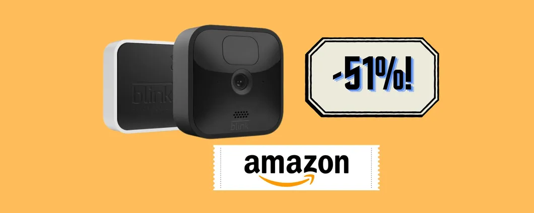 Massima sicurezza a più della METÀ DEL PREZZO: sconto CLAMOROSO sulla videocamera per esterni