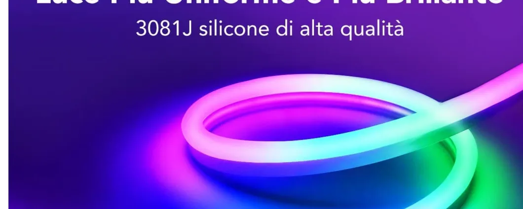 Strisica LED con controllo App e sincronizzazione musica ad un prezzo eccezionale su Amazon