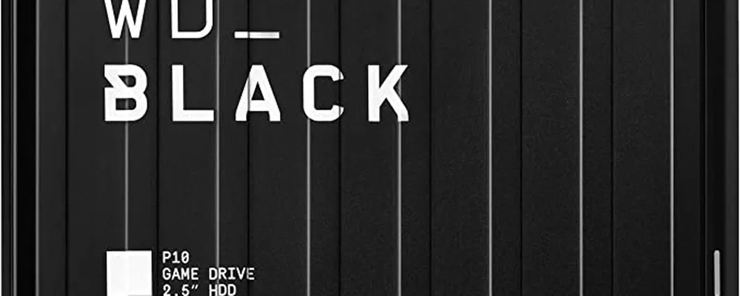 Hard Disk portatile WD_BLACK P10 4TB: da oggi OFFERTA IRRIPETIBILE su Amazon