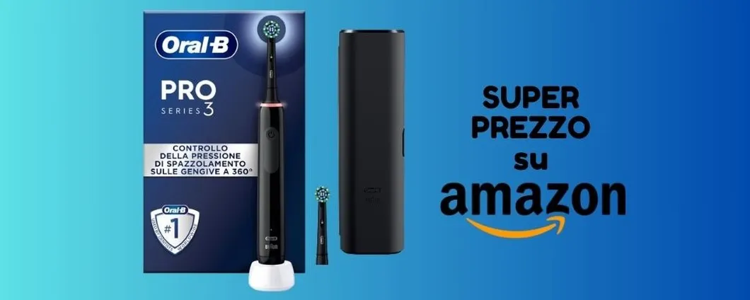 Spazzolino elettrico Oral-B in SUPER PROMO, scoprilo ora su Amazon!