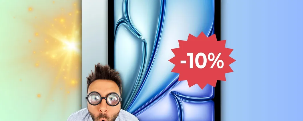 Apple iPad Air: CLAMOROSO sconto prima del Black Friday del 10% su Amazon