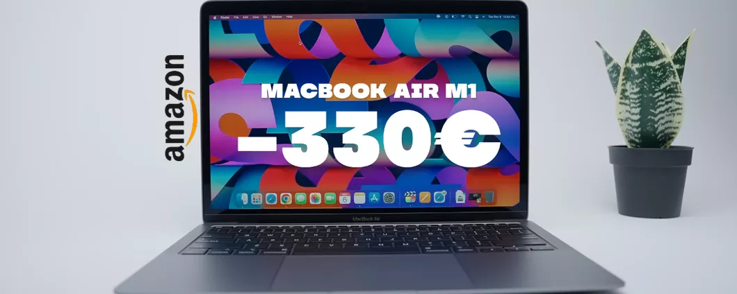 MacBook Air M1 a PICCO su Amazon con lo sconto di 330€
