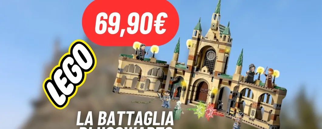 Ricostruisci la Battaglia di Hogwarts con il SET LEGO dedicato ad HARRY POTTER in SUPER SCONTO
