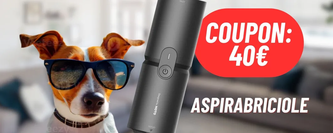 Pulisci ogni angolo con l'aspirabriciole HOTO By Xiaomi IN PROMOZIONE su Amazon