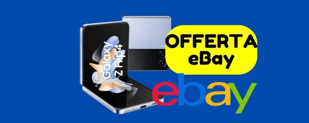 Samsung Galaxy Z Flip4 IN OFFERTA su eBay