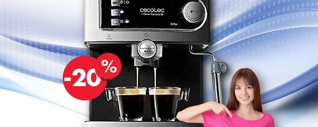 FANTASTICA Macchina da caffè professionale a soli 69€ per i tuoi caffè in giardino!