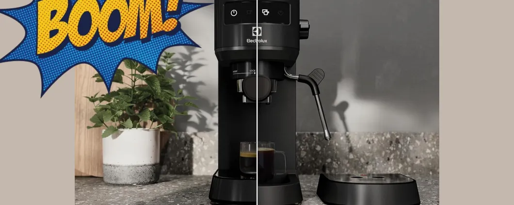 Caffè e cappuccino come AL BAR con la Macchina Electrolux in OFFERTA SPECIALE