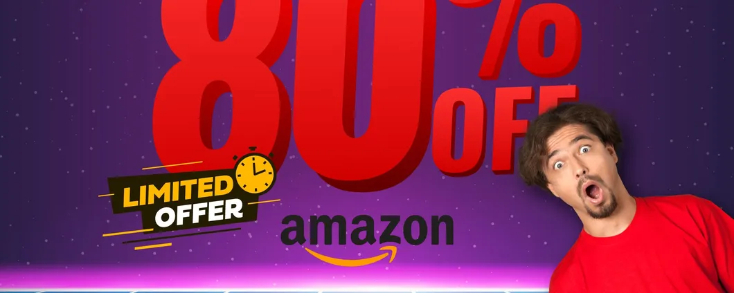 RISPARMIA FINO ALL'80% per prodotti tech Amazon in sconto SOLO PER OGGI!