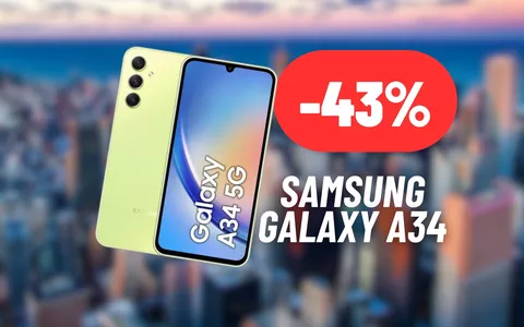 Samsung Galaxy A34: MAXI SCONTO su eBay e prezzo da BEST BUY