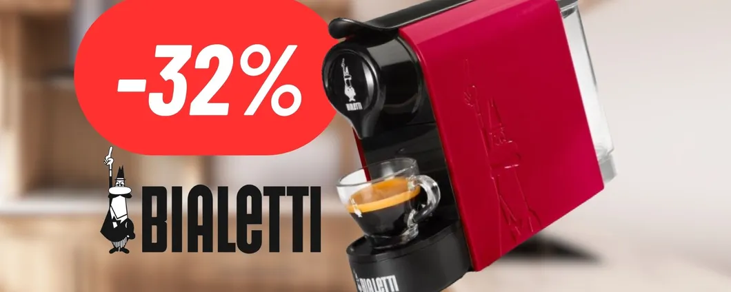 Caffè dal gusto intenso con la Macchina Bialetti Gioia al 23% DI SCONTO: OFFERTISSIMA