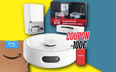 SwitchBot S10: MAXI COUPON sconto per il robot che lava e aspira!