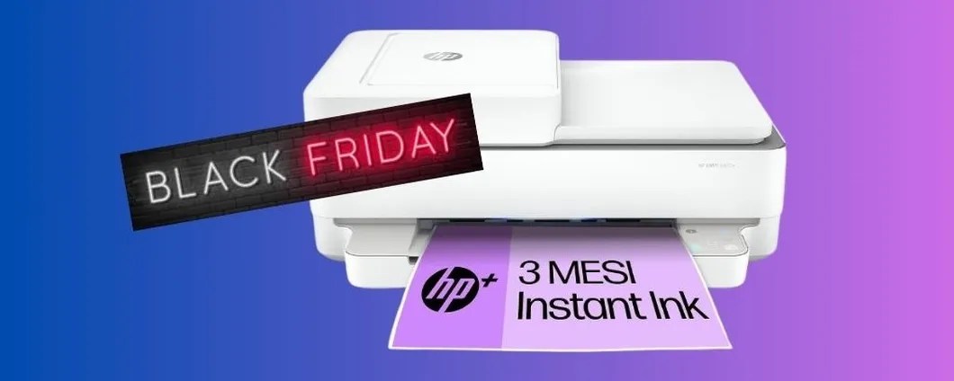 Black Friday 2023: stampante HP Envy adesso IN PROMO su Amazon!