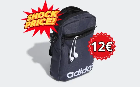 SHOCK PRICE: 12€ per Marsupio ADIDAS originale per idea regalo uomo e non solo!