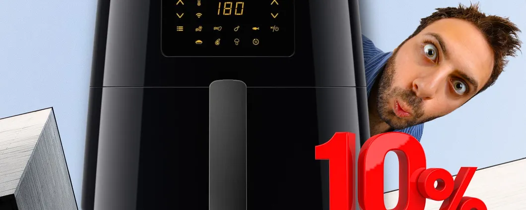 MITICA Friggitrice ad Aria XL: approfitta dell'offerta a tempo e dello sconto SUPER!