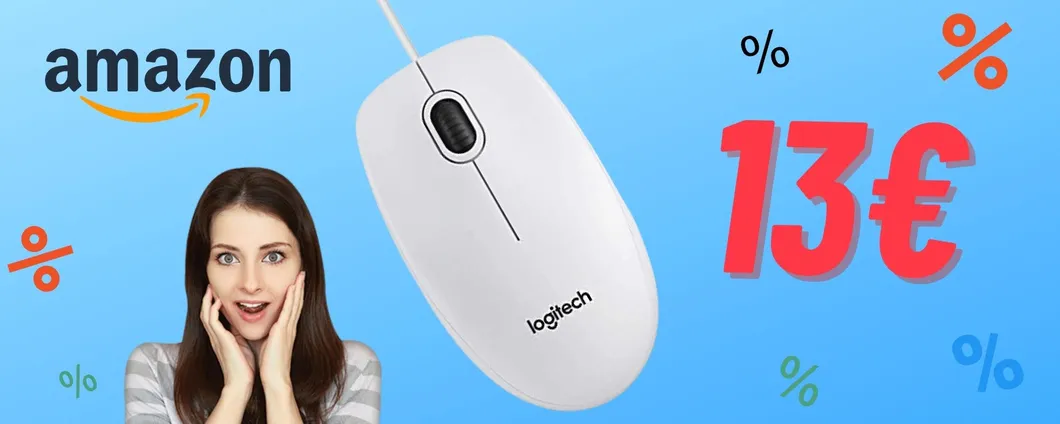 Il mouse LOGITECH low cost ora un prezzo ANCORA PIU' BASSO