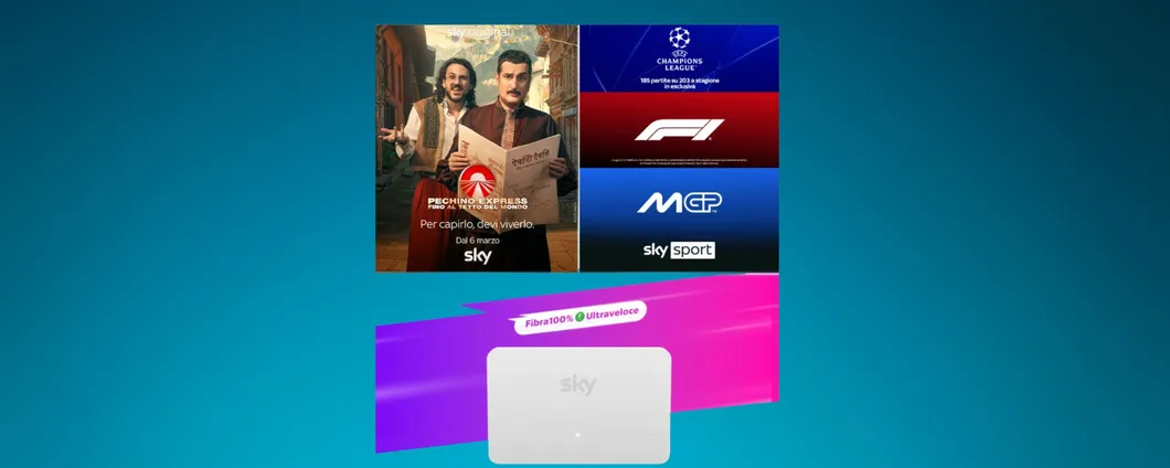 Sky WiFi con Sky TV e Sky Sport ad un super prezzo: scopri la nuova offerta