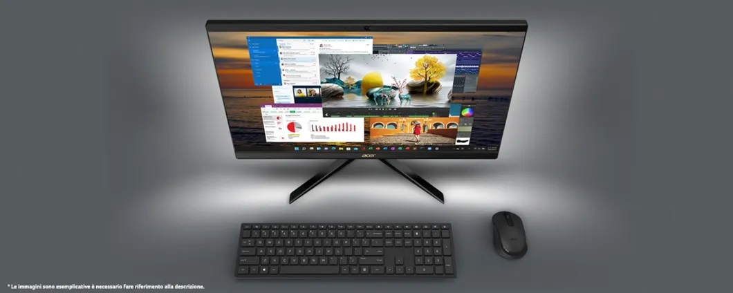 PC Desktop Acer Aspire C-24 al MINIMO STORICO su Amazon (559€)