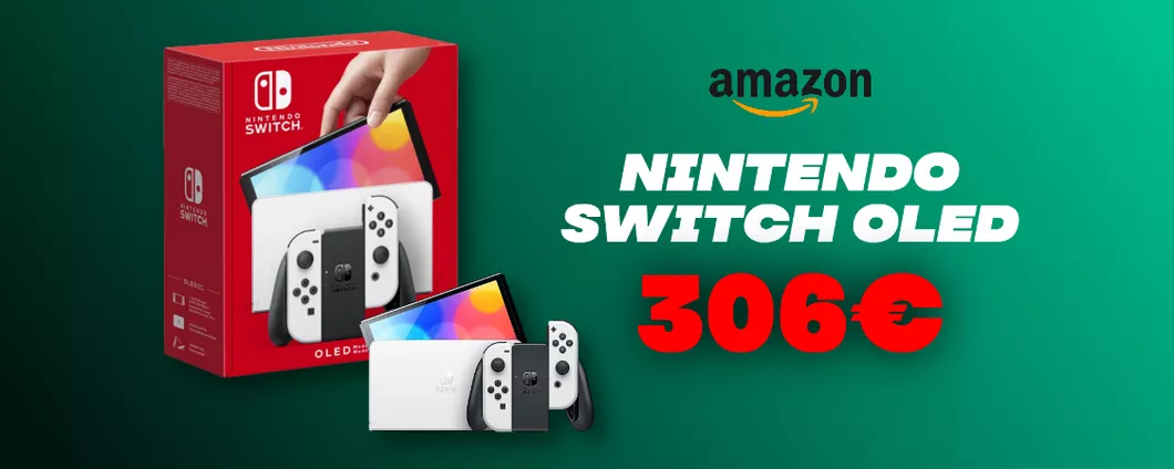 Con Nintendo Switch OLED il divertimento è assicurato: la console è ORA in SCONTO su Amazon!