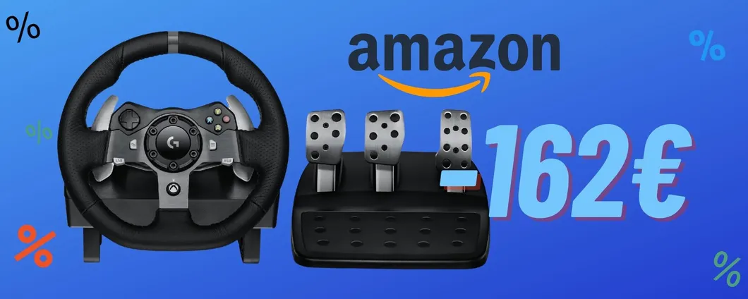 Volante Logitech G920 in SUPER SCONTO su Amazon!