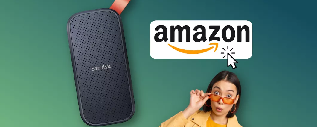 SSD Portatile SanDisk da 1TB: il prezzo su Amazon oggi è FANTASTICO