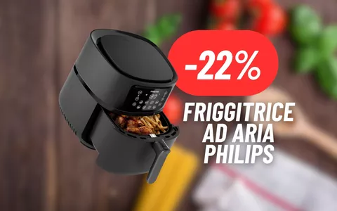 SCENDE DI PREZZO la friggitrice ad aria Philips con l'offerta Black Friday