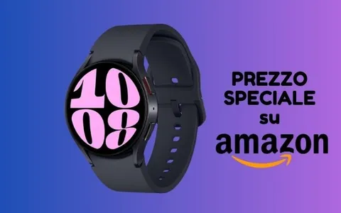 Oggi PREZZO SPECIALE per Samsung Galaxy Watch6 (solo su Amazon)