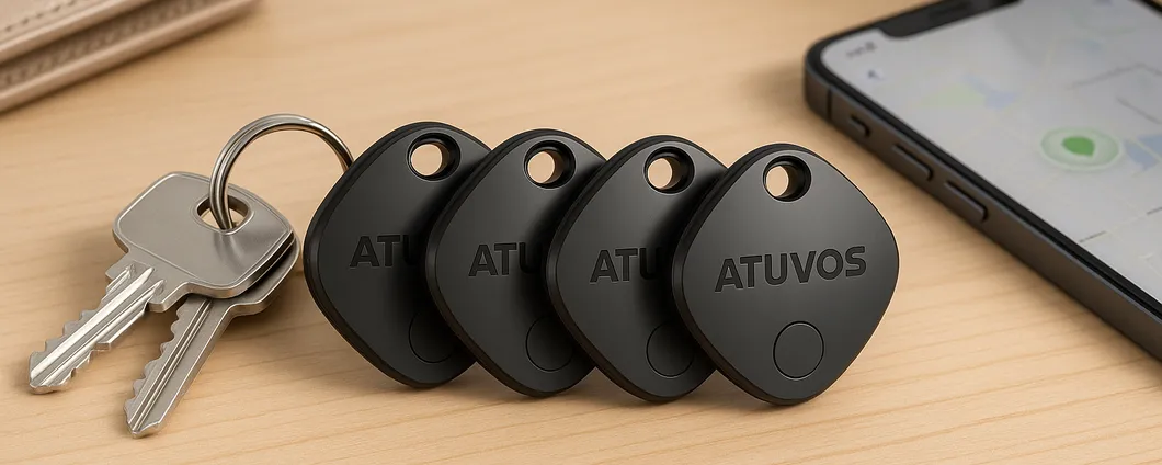 Sconto imperdibile su ATUVOS: 4 tracker Bluetooth che semplificano la vita