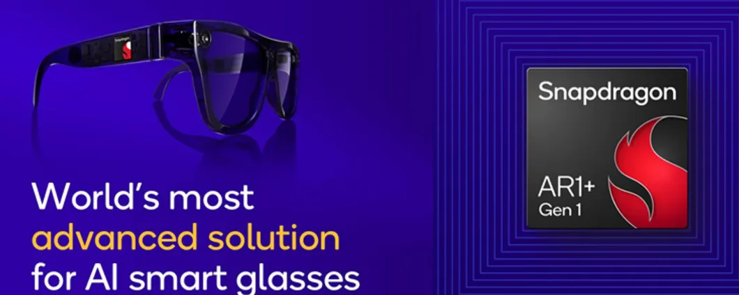 Qualcomm presenta la tecnologia GenAI per Smart Glasses