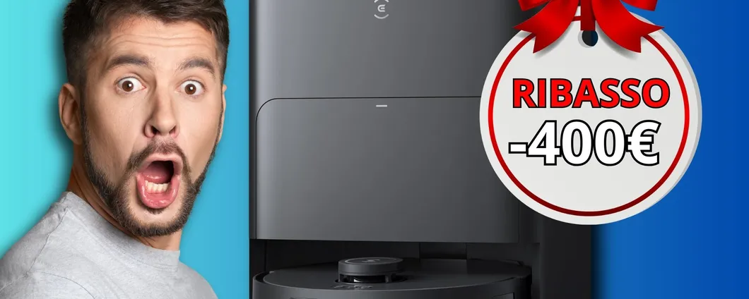 Ecovacs T20S PRO: sconto FOLLIA di 400€ per pagarlo POCHISSIMO al Black Friday