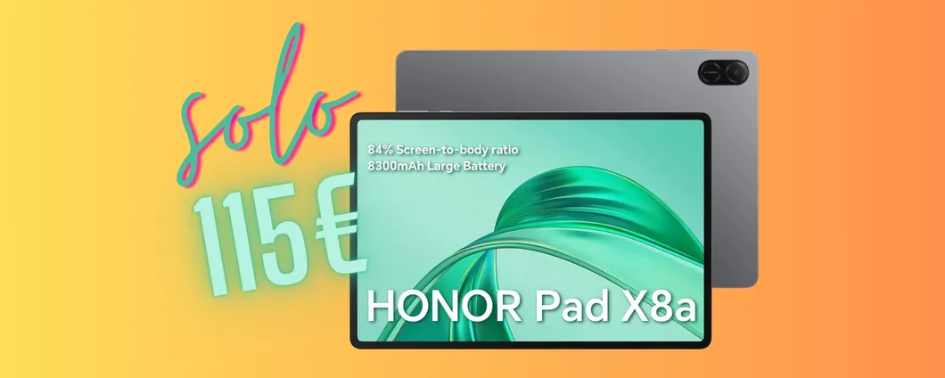 HONOR Pad X8a: elegante e potente a soli 115€, il MIGLIORE per la sua fascia