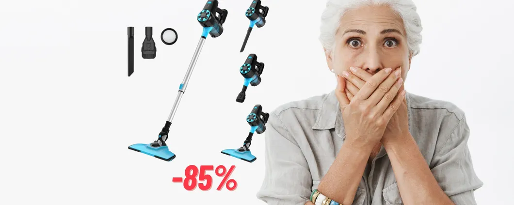 Lo SCONTO DEFINTIVO per l'aspirapolvere senza fili: 85% su Amazon