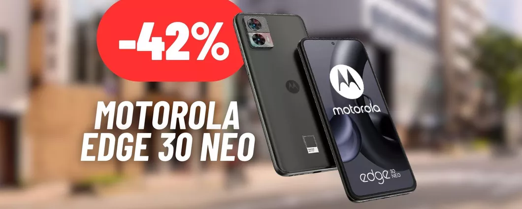 Motorola Edge 30 Neo è perfetto: oggi è un BEST BUY con lo sconto eBay
