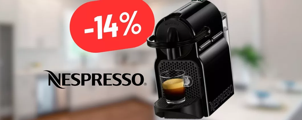 Fai un'ottima pausa caffè con la macchina Nespresso Inissia SCONTATISSIMA su Amazon