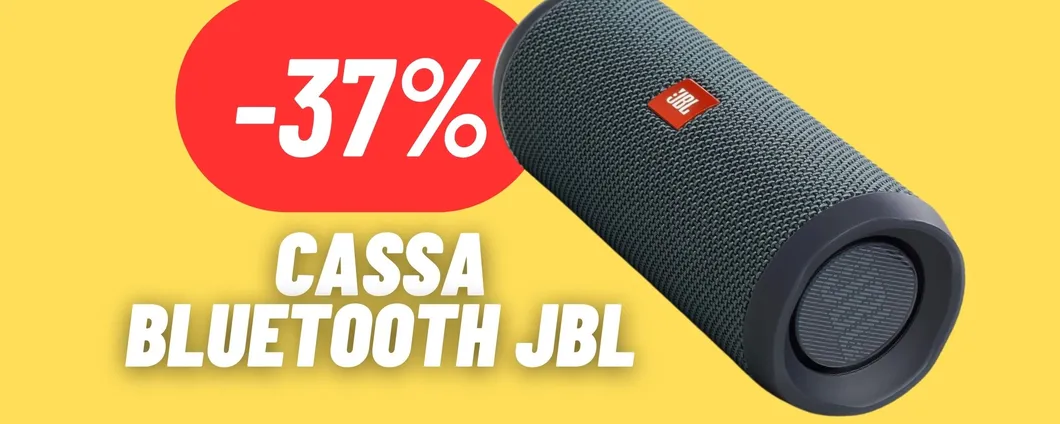 Questa cassa bluetooth JBL è POTENTISSIMA: SCONTO FOLLE (-37%)