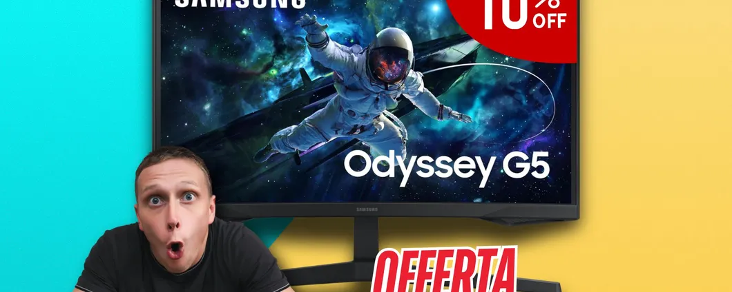 Monitor da gaming Samsung Odyssey: vivi un'esperienza superiore (-9%)